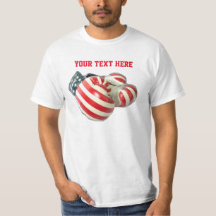 usa boxing gloves tshirt