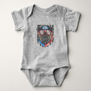 USA Bulldog Baby Bodysuit