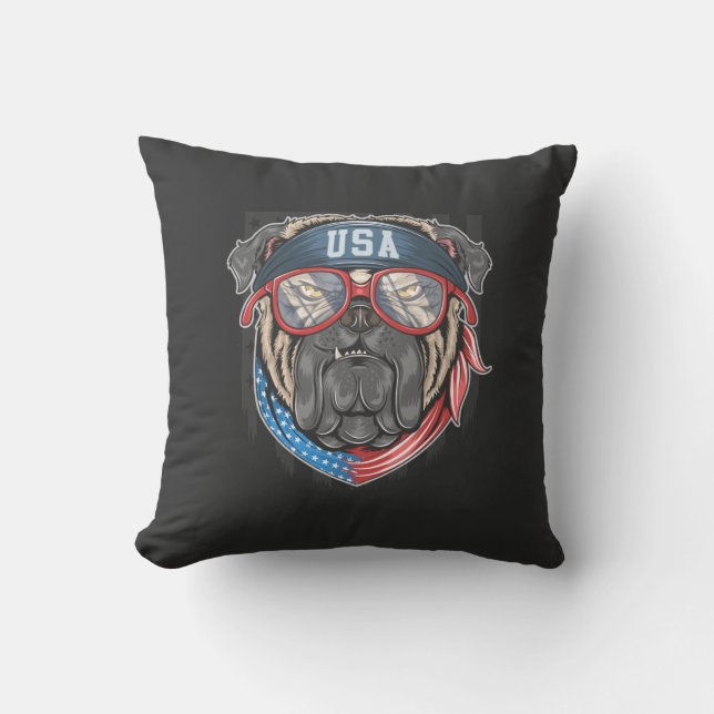 USA Bulldog   Cushion (Front)