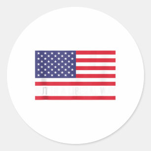 Usa But In A Liberal Way 4th Of July Feminist Wome Classic Round Sticker