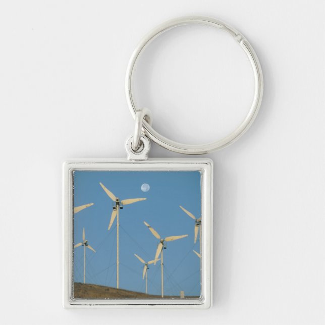 USA, California, Altamont Pass, wind generators. Key Ring (Front)