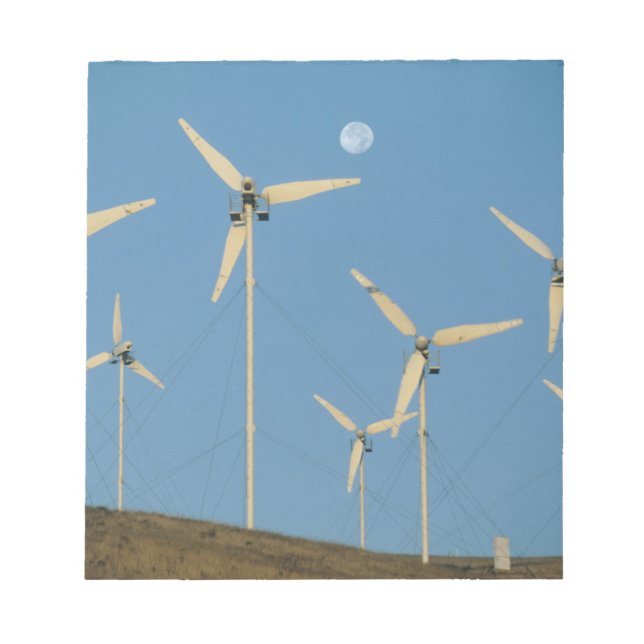 USA, California, Altamont Pass, wind generators. Notepad (Front)