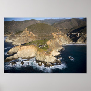 USA. California. Big Sur. Bixby Bridge Poster