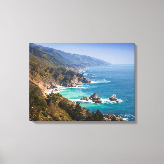 USA, California. California Coast, Big Sur Canvas Print (Front)