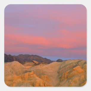 USA, California, Death Valley NP. Sunset offers Square Sticker
