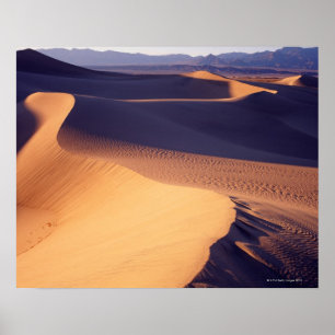 USA, California, Death Valley, sand dunes, dawn Poster