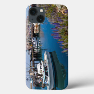 USA, California. Docked Boats At Morro Bay iPhone 13 Case
