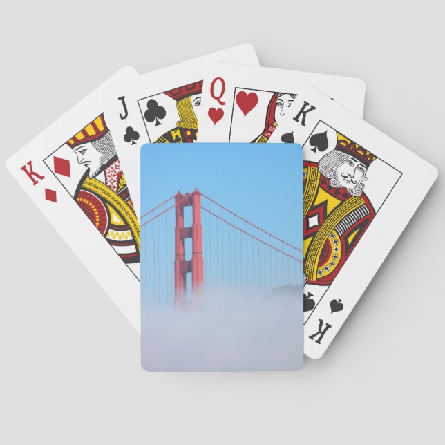 USA, California. Golden Gate Bridge In Morning Playing Cards (Back)