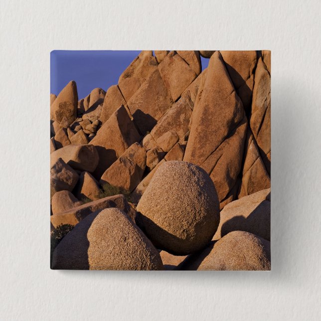 USA, California, Joshua Tree National Park. 15 Cm Square Badge (Front)