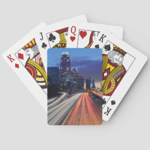 USA, California, Los Angeles, 110 Freeway Playing Cards