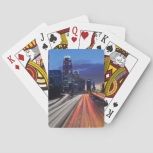 USA, California, Los Angeles, 110 Freeway Playing Cards
