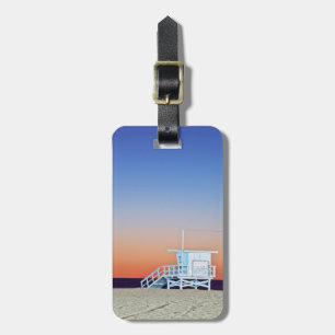 USA, California, Los Angeles, Santa Monica Beach Luggage Tag