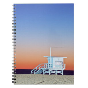 USA, California, Los Angeles, Santa Monica Beach Spiral Notebook