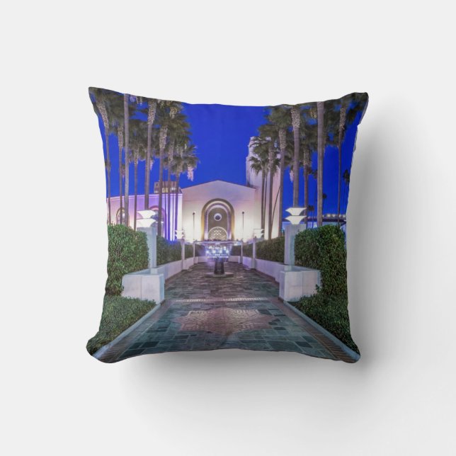 USA, California, Los Angeles, Union Station Cushion (Front)