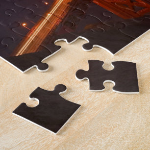 USA, California, Marin. Moonrise above the Jigsaw Puzzle