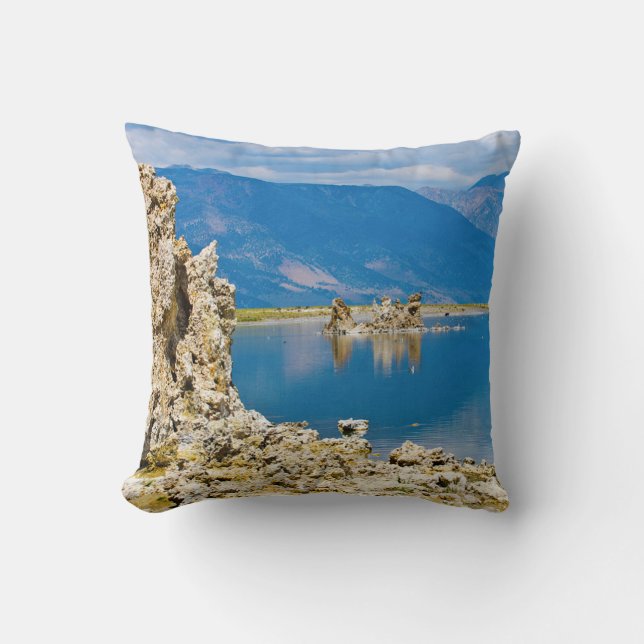 USA, California, Mono Lake South Tufa Reserve Cushion (Front)