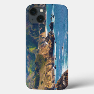 USA, California. Panorama Of Big Sur With Bixby iPhone 13 Case