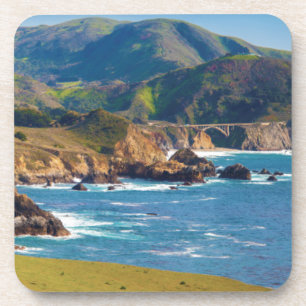 USA, California. Panorama Of Big Sur With Bixby Coaster