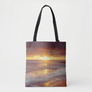 USA, California, San Diego. Sunset Cliffs beach Tote Bag