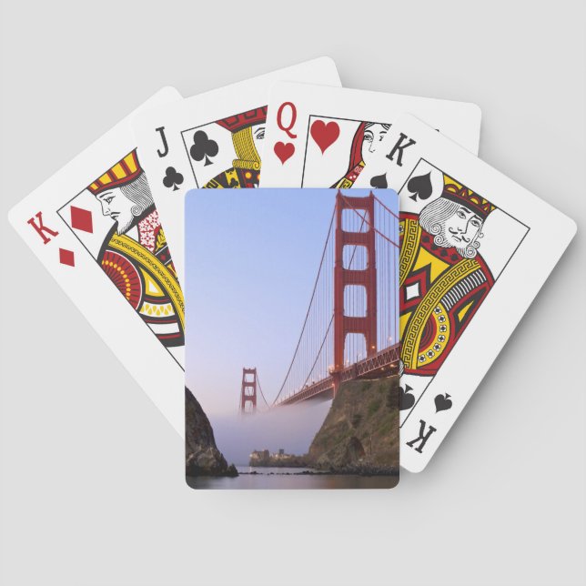 USA, California, San Francisco. Golden Gate 3 Playing Cards (Back)