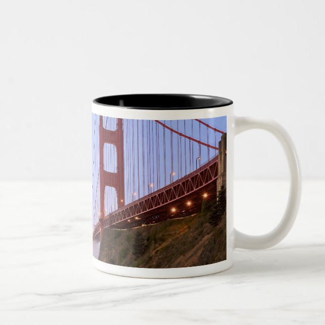 USA, California, San Francisco. Golden Gate 3 Two-Tone Coffee Mug (Right)