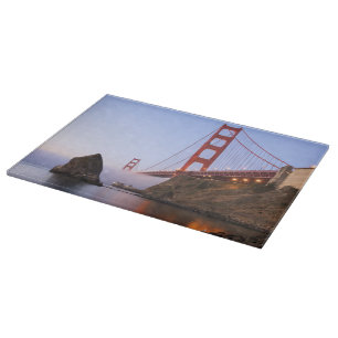 USA, California, San Francisco. Golden Gate Cutting Board