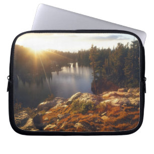 USA, California, Sierra Nevada Mountains. Sunset Laptop Sleeve