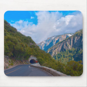 USA, California. Tunnel On The Road To Yosemite Mouse Pad