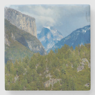 USA, California. View Of Half Dome In Yosemite Stone Coaster