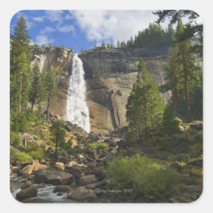 USA, California, Yosemite National Park, Nevada Square Sticker