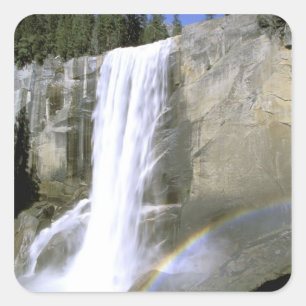 USA, California, Yosemite National Park. Vernal Square Sticker