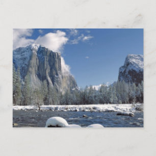 USA, California, Yosemite NP. The Merced River, Postcard