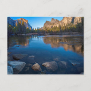 USA, California. Yosemite Valley View 2 Postcard