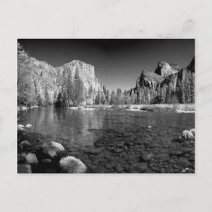 USA, California. Yosemite Valley View Postcard