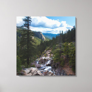 USA, California. Yosemite Valley Vista Canvas Print