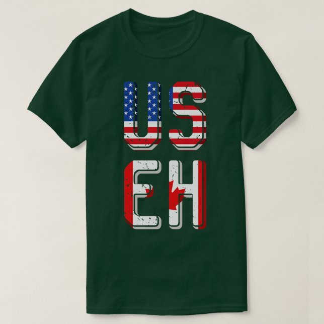 USA Canada T-Shirt (Design Front)