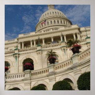 USA CAPITOL BUILDING POSTER