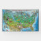 USA Cartoon Map Banner