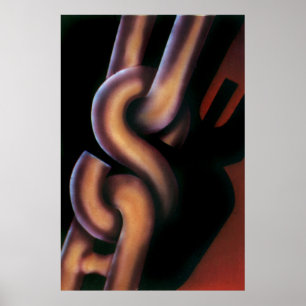 USA Chains Propaganda Poster