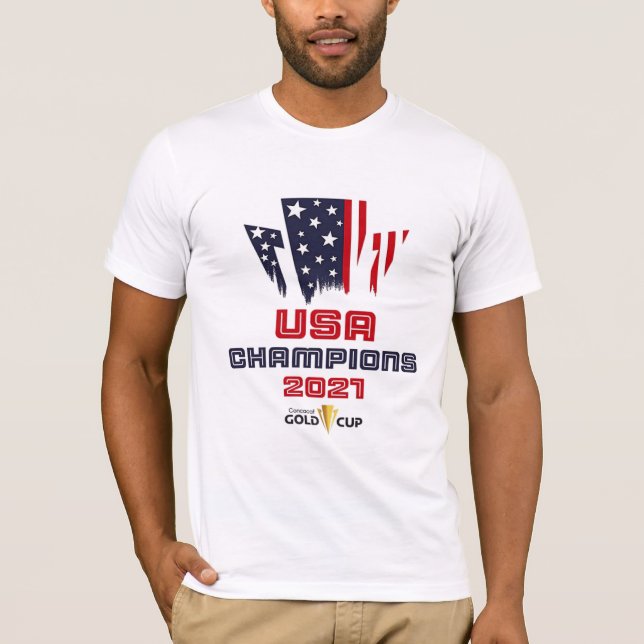 	USA Champions 2021 Gold Cup Concacaf T-Shirt (Front)