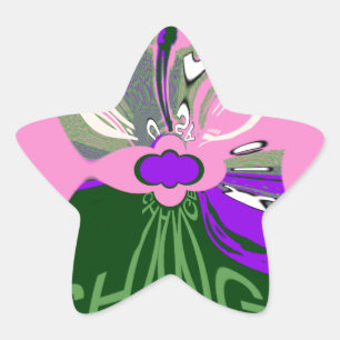 USA Change Art Print Star Sticker