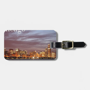 USA Chicago Skyline (add) (St.K) Luggage Tag
