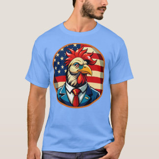 usa chicken american red white blue T-Shirt