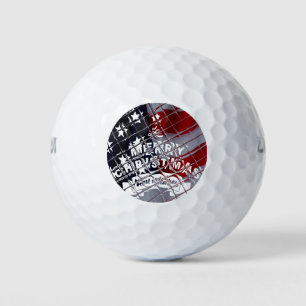 USA Christmas: A Festive Celebration of Freedom Golf Balls