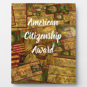 USA Citizenship Plaque