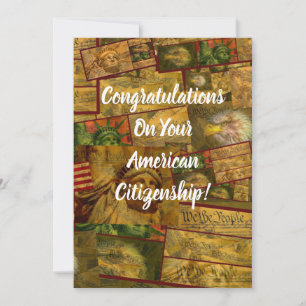USA Citizenship Thank You Card