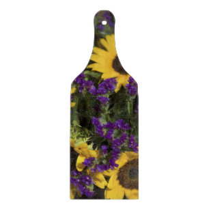USA, close-up of bridal flower arrangement, Cutting Board