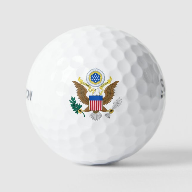 USA Coat Of Arms ssf gbcnt Golf Balls (Front)