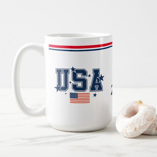 USA Coffee Mug (With Donut)