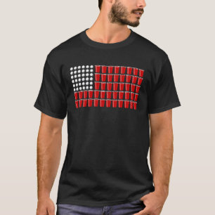 USA College Party Game Spring Break Beer Pong 1 T-Shirt